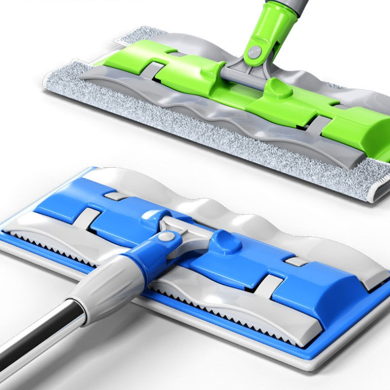 🔥Summer Hot Sale 50% OFF🔥Flat Mop with Stainless Steel Handle with Reusable Washable Mop Cloths