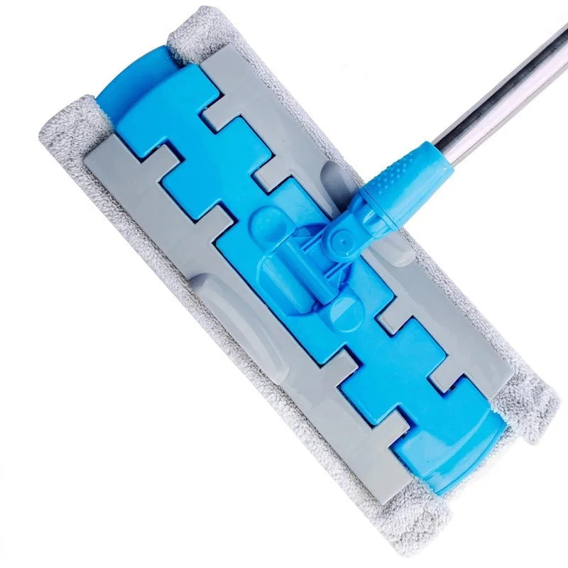 🔥Summer Hot Sale 50% OFF🔥Flat Mop with Stainless Steel Handle with Reusable Washable Mop Cloths