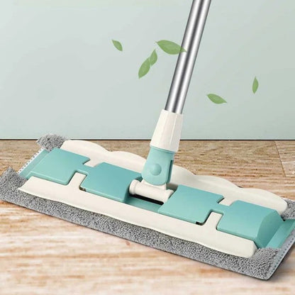 🔥Summer Hot Sale 50% OFF🔥Flat Mop with Stainless Steel Handle with Reusable Washable Mop Cloths