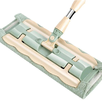 🔥Summer Hot Sale 50% OFF🔥Flat Mop with Stainless Steel Handle with Reusable Washable Mop Cloths