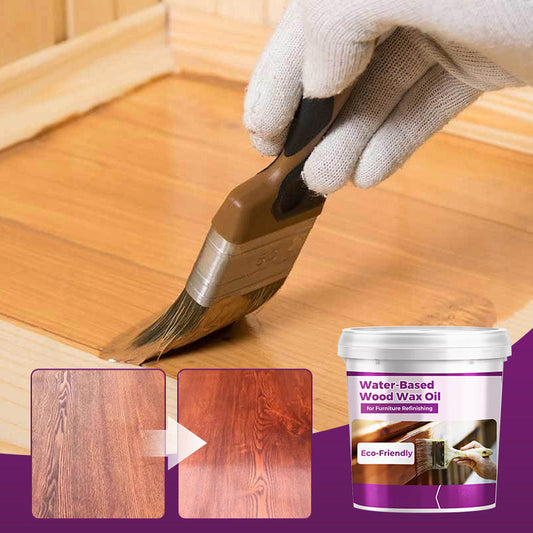🌿💧 Refinish Furniture Naturally │ Water-Based Wood Wax Oil 🪑✨ Safe, Eco-Friendly Finish, Zero Toxins & Strong Odor – Non-Toxic, Food-Safe Butcher Block Sealer, Fast-Drying, Enhances Natural Grain for Countertops, Tables, and More!