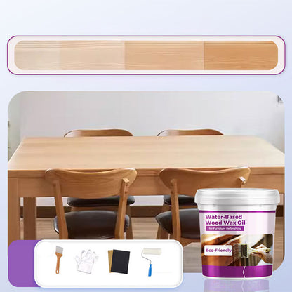 🌿💧 Refinish Furniture Naturally │ Water-Based Wood Wax Oil 🪑✨ Safe, Eco-Friendly Finish, Zero Toxins & Strong Odor – Non-Toxic, Food-Safe Butcher Block Sealer, Fast-Drying, Enhances Natural Grain for Countertops, Tables, and More!