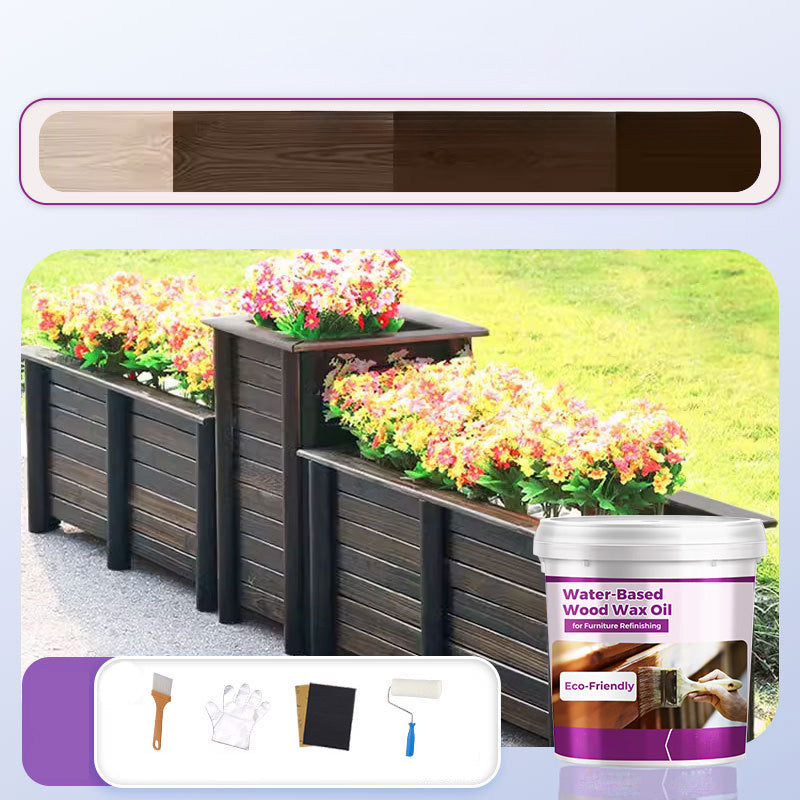 🌿💧 Refinish Furniture Naturally │ Water-Based Wood Wax Oil 🪑✨ Safe, Eco-Friendly Finish, Zero Toxins & Strong Odor – Non-Toxic, Food-Safe Butcher Block Sealer, Fast-Drying, Enhances Natural Grain for Countertops, Tables, and More!