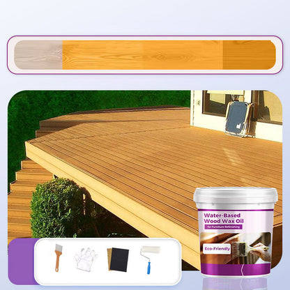 🌿💧 Refinish Furniture Naturally │ Water-Based Wood Wax Oil 🪑✨ Safe, Eco-Friendly Finish, Zero Toxins & Strong Odor – Non-Toxic, Food-Safe Butcher Block Sealer, Fast-Drying, Enhances Natural Grain for Countertops, Tables, and More!