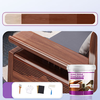 🌿💧 Refinish Furniture Naturally │ Water-Based Wood Wax Oil 🪑✨ Safe, Eco-Friendly Finish, Zero Toxins & Strong Odor – Non-Toxic, Food-Safe Butcher Block Sealer, Fast-Drying, Enhances Natural Grain for Countertops, Tables, and More!