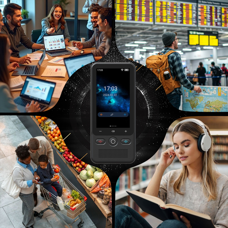📢📢50% OFF !!!⏰ Multifunctional Portable Translator – Real-Time 2-Way Voice Translation, Offline Mode & 100+ Languages Supported ✨