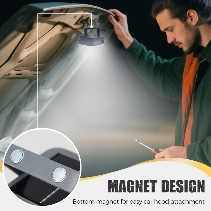 🏕️60% OFF NOW! Portable Waterproof Solar-Powered Camping Light – 3-Level Dimmable LED Outdoor Lamp, Adjustable Bracket, Long Lasting Rechargeable Light for Camping, Hiking & Emergency