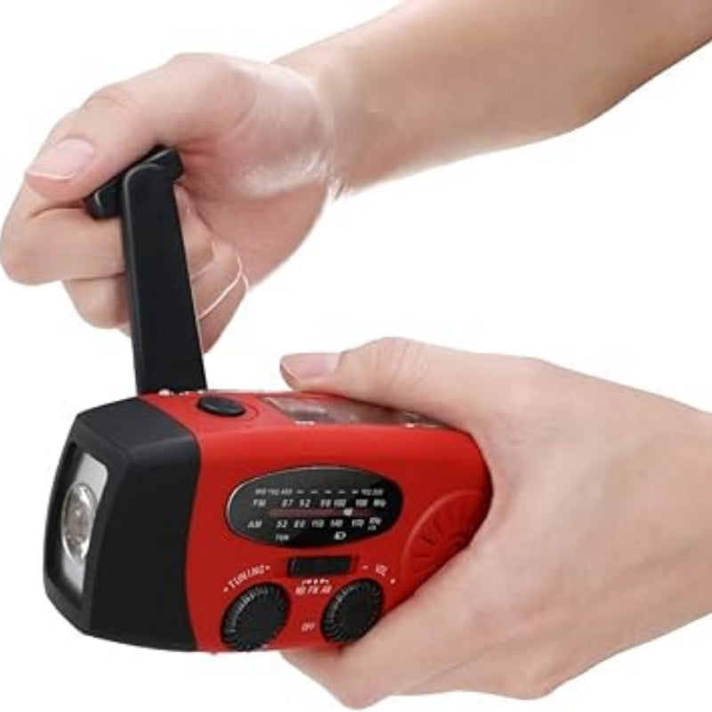 📻🔆 2026 New Solar Radio – 50% Off Limited Time!🔋⚡ Hand Crank & USB Charger, NOAA Weather Alert, Flashlight, Power Bank for Emergency, Camping, Outdoor Survival