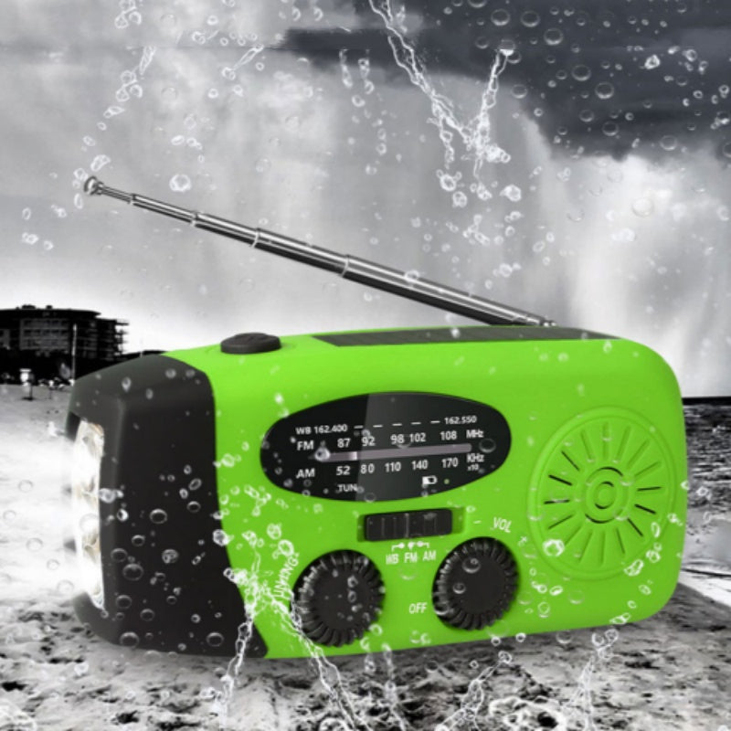 📻🔆 2026 New Solar Radio – 50% Off Limited Time!🔋⚡ Hand Crank & USB Charger, NOAA Weather Alert, Flashlight, Power Bank for Emergency, Camping, Outdoor Survival