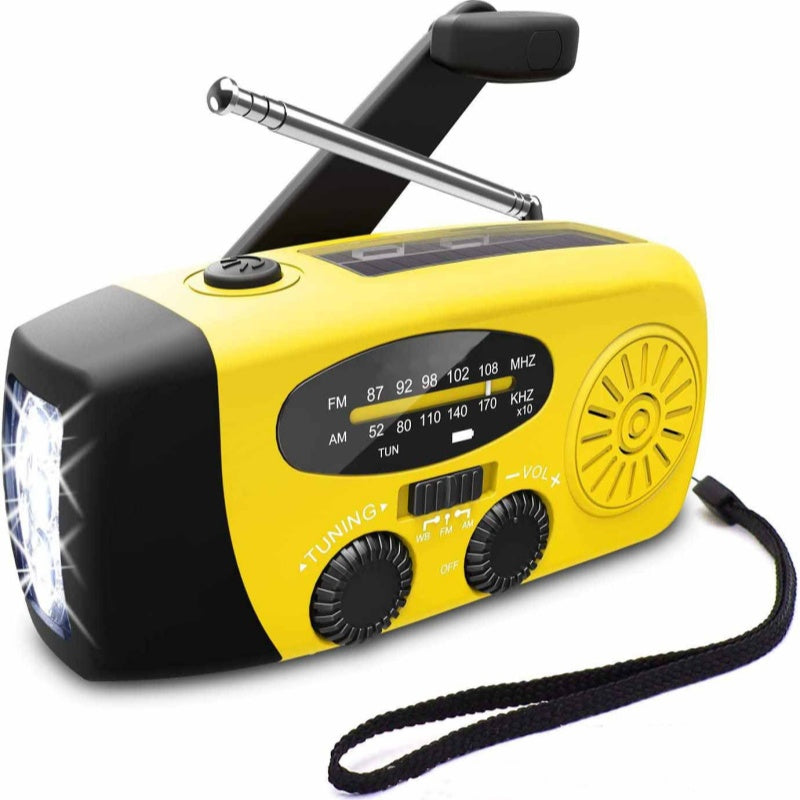 📻🔆 2026 New Solar Radio – 50% Off Limited Time!🔋⚡ Hand Crank & USB Charger, NOAA Weather Alert, Flashlight, Power Bank for Emergency, Camping, Outdoor Survival
