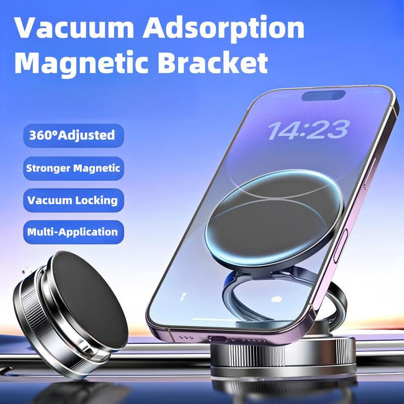 🔥Best Seller🔄360° Adjustable Vacuum Magnetic Phone Holder📱Factory Direct Sales🚗