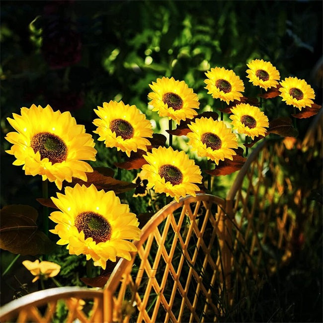 ⏰🔥LIMITED-TIME 50% OFF! 🌻 Sunflower Solar Lights – Auto On/Off, 14H Glow & IP65 Waterproof, Perfect for Garden & Patio ✨☀️