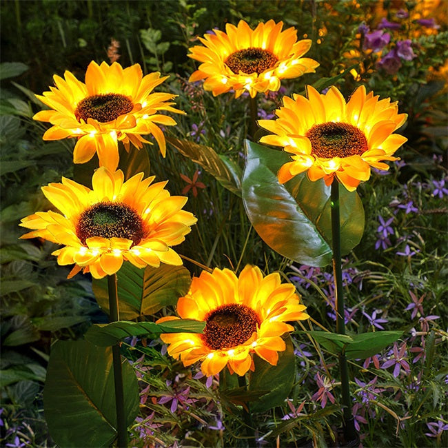 ⏰🔥LIMITED-TIME 50% OFF! 🌻 Sunflower Solar Lights – Auto On/Off, 14H Glow & IP65 Waterproof, Perfect for Garden & Patio ✨☀️