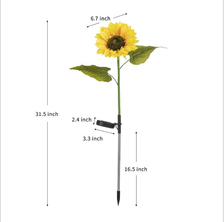 ⏰🔥LIMITED-TIME 50% OFF! 🌻 Sunflower Solar Lights – Auto On/Off, 14H Glow & IP65 Waterproof, Perfect for Garden & Patio ✨☀️
