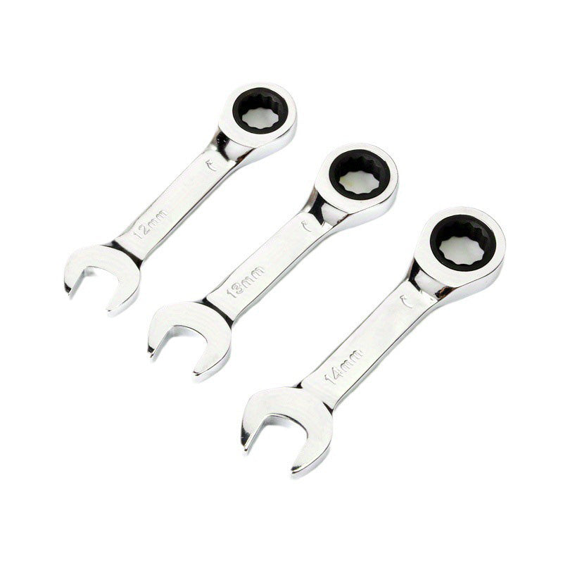 CR-V Steel Ratcheting Combination Wrench