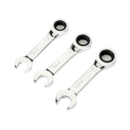 CR-V Steel Ratcheting Combination Wrench