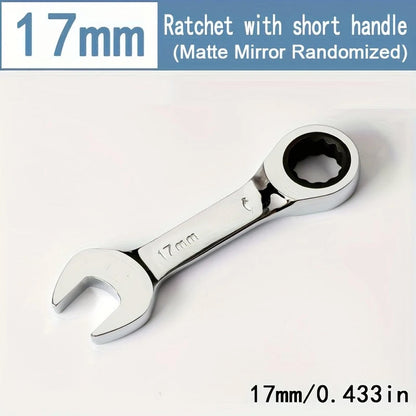 CR-V Steel Ratcheting Combination Wrench