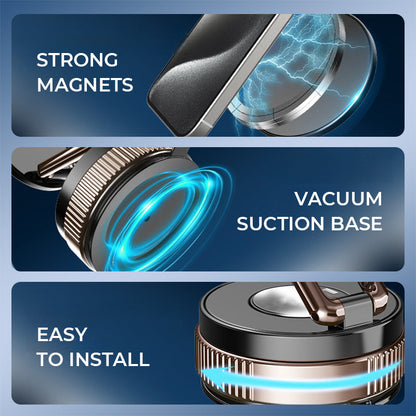 360° Rotating Vacuum Magnetic Phone Holder