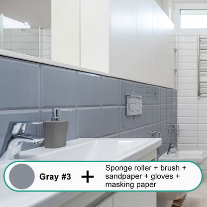 🎨Universal Water-Based Formula Anti-Peeling Tile Paint Set