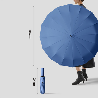 ☂️50% OFF NOW! Windproof Automatic Folding Umbrella – UV Protection Rain Sun Umbrella, Reinforced Ribs Portable Auto Open Close Umbrella for Travel & Daily Use