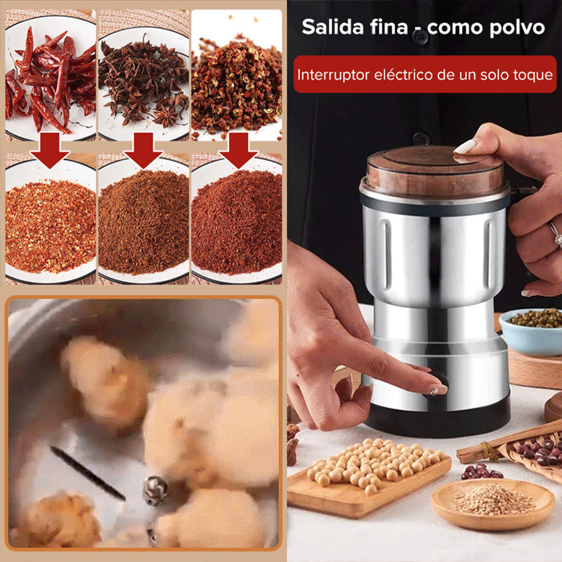 ⏳LAST DAY SALE 50% OFF🔪 Multifunctional Electric Grinder for Home Use – Fast Grinding, Adjustable Coarseness & Stainless Steel 🏠