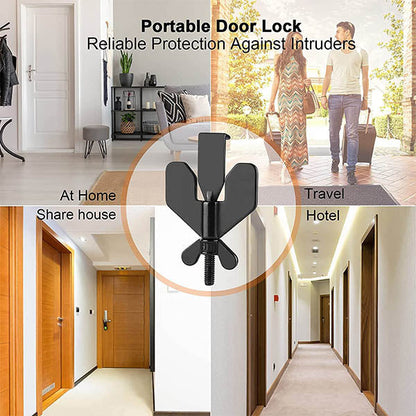 304 Stainless Steel Portable Travel/Home Safety Door Stopper🔐