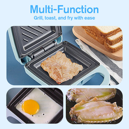 ⚡️Compact Fast-Heat Sandwich Maker🥪 - Nonstick Removable Plates, One-Touch Operation (Compact Countertop)