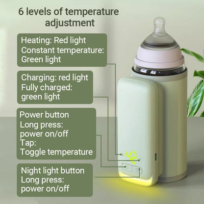 💖 50% OFF Today - Thermostatic Baby Milk Bottle Warmer