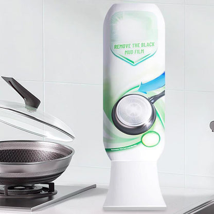 ⏳Today Only: 50% Off⏰Burnt Residue Remover Mud Film - Dissolves Stubborn Carbonized Grease in 5 Mins, Non-Toxic & No Scrubbing Needed 🍳📦