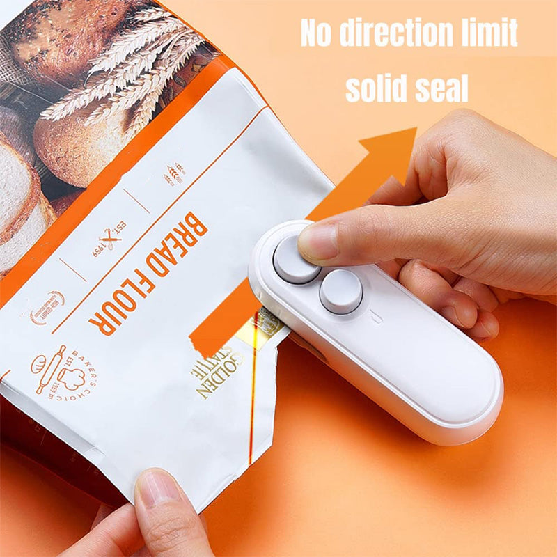 💥Mini Home Handheld Portable Pressure Sealing Machine / Snack Plastic Bag Heat Sealing Machine