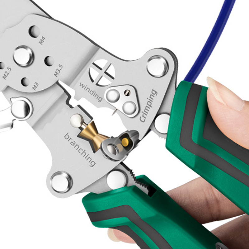 ⚡🔌50% OFF NOW! Multi-Function Foldable Wire Stripper with Voltage Tester – All-in-One Electrical Pliers for Stripping, Cutting, Crimping & Voltage Detection