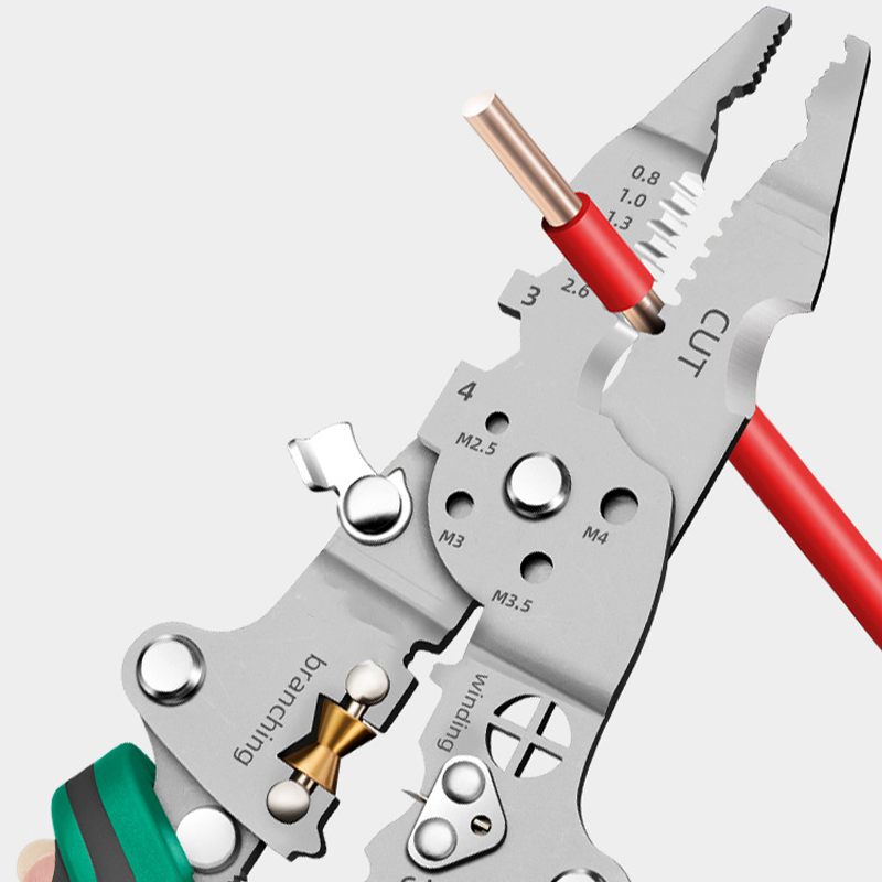 ⚡🔌50% OFF NOW! Multi-Function Foldable Wire Stripper with Voltage Tester – All-in-One Electrical Pliers for Stripping, Cutting, Crimping & Voltage Detection