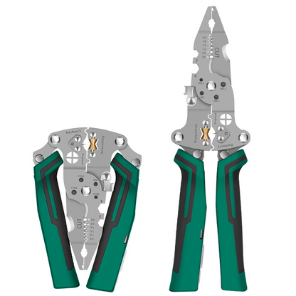 ⚡🔌50% OFF NOW! Multi-Function Foldable Wire Stripper with Voltage Tester – All-in-One Electrical Pliers for Stripping, Cutting, Crimping & Voltage Detection