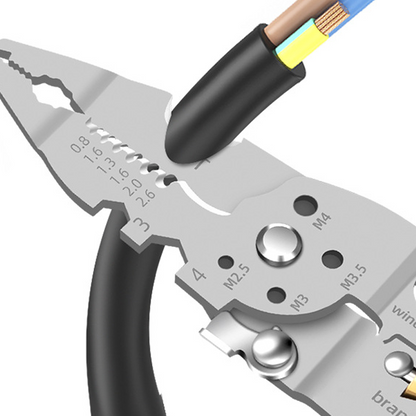 ⚡🔌50% OFF NOW! Multi-Function Foldable Wire Stripper with Voltage Tester – All-in-One Electrical Pliers for Stripping, Cutting, Crimping & Voltage Detection