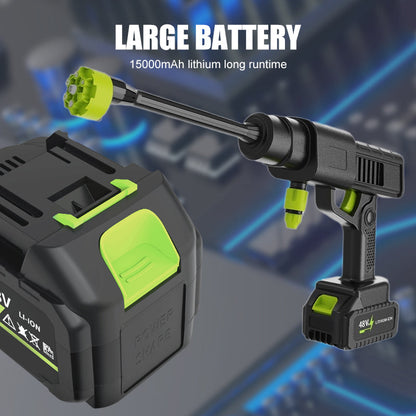 💦Cordless Pressure Washer and Single Port Charger Base, Bottle Portable Washer for Car,Home Cleaning & Garden Watering fathersdaygift