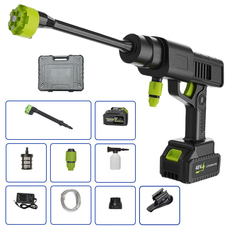 💦Cordless Pressure Washer and Single Port Charger Base, Bottle Portable Washer for Car,Home Cleaning & Garden Watering fathersdaygift