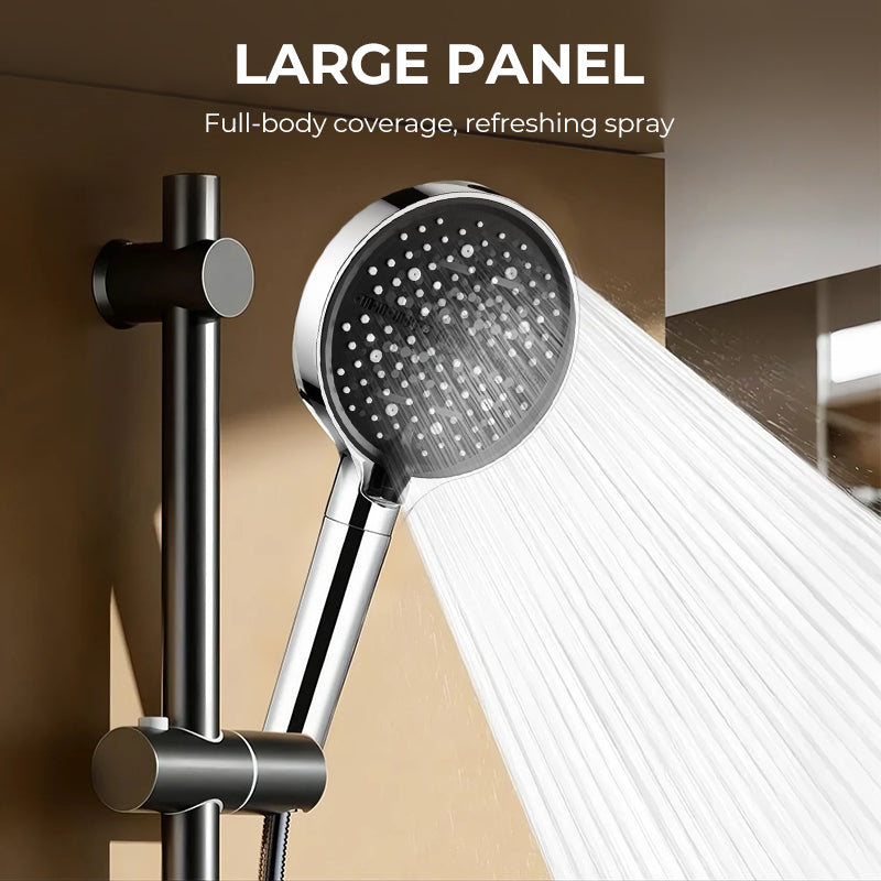 ⏳🔥LIMITED-TIME 50% OFF! ⏰🚿 High-Pressure Adjustable Rainfall Shower Head – 360° Tilt, Easy Clean Surface, Compatibility with Standard Shower Hoses 💧