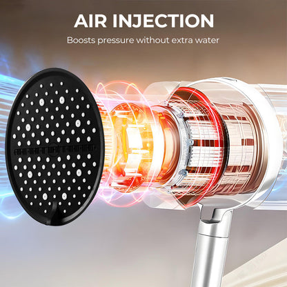 ⏳🔥LIMITED-TIME 50% OFF! ⏰🚿 High-Pressure Adjustable Rainfall Shower Head – 360° Tilt, Easy Clean Surface, Compatibility with Standard Shower Hoses 💧