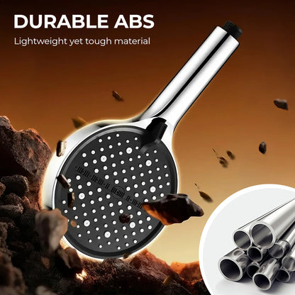 ⏳🔥LIMITED-TIME 50% OFF! ⏰🚿 High-Pressure Adjustable Rainfall Shower Head – 360° Tilt, Easy Clean Surface, Compatibility with Standard Shower Hoses 💧