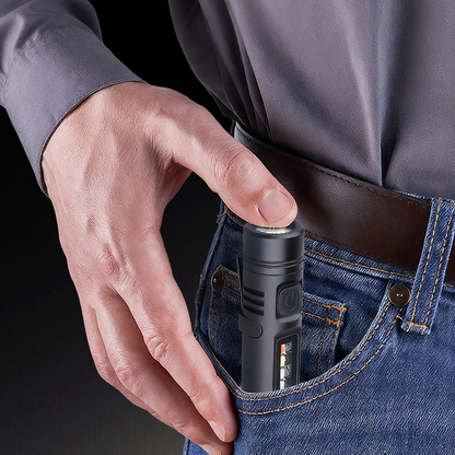 🔦 BUY 2 GET 1 FREE! ✨ Multifunctional Aluminum Alloy Mini Flashlight - 3 Lighting Modes & 100m Long Beam, Waterproof & Shockproof⚡