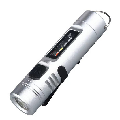 🔦 BUY 2 GET 1 FREE! ✨ Multifunctional Aluminum Alloy Mini Flashlight - 3 Lighting Modes & 100m Long Beam, Waterproof & Shockproof⚡