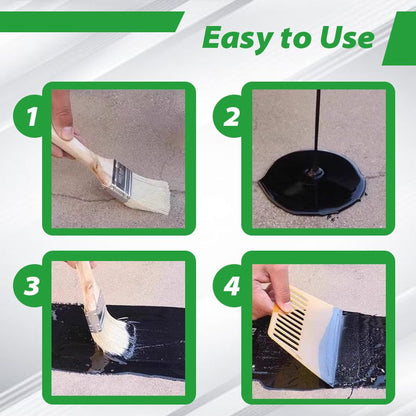🏠50% OFF NOW! Polyurethane Waterproof Coating Sealant – Crack Resistant Weatherproof Liquid Rubber for Roof, Wall, Floor Repair
