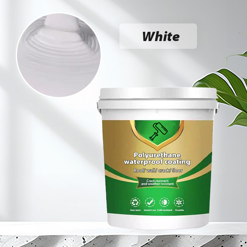 🏠50% OFF NOW! Polyurethane Waterproof Coating Sealant – Crack Resistant Weatherproof Liquid Rubber for Roof, Wall, Floor Repair