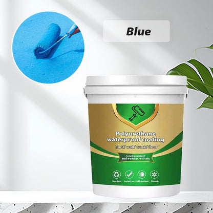 🏠50% OFF NOW! Polyurethane Waterproof Coating Sealant – Crack Resistant Weatherproof Liquid Rubber for Roof, Wall, Floor Repair