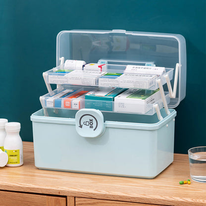 💊 Flash Sale! Multi-Tier Medicine Organizer Box – Large Capacity, Household Storage 🏠✨