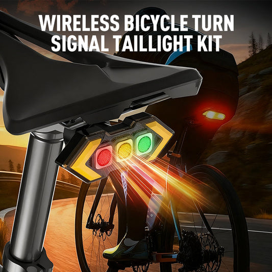 Today Only: 50% Off🔥Wireless Bicycle Turn Signal Taillight Kit