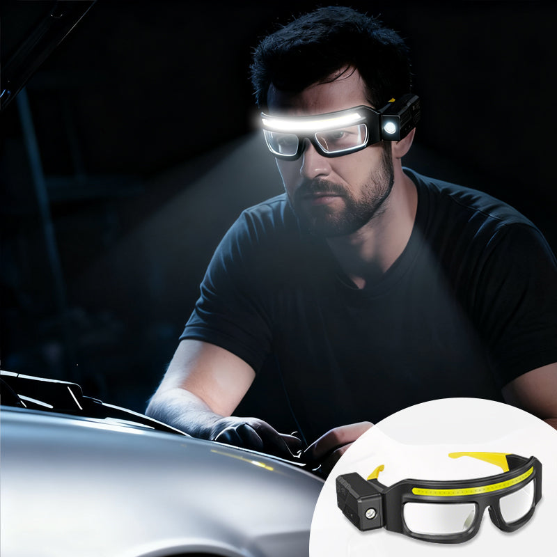 Hands-Free LED Work Light Glasses