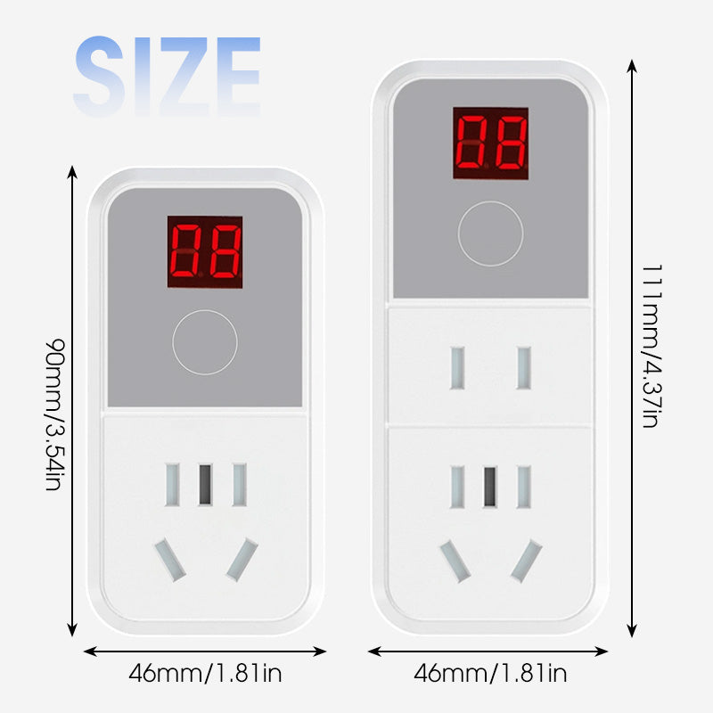🛡️⚡Programmable Digital Timer Outlet， Save Energy & Automate Your Home！💡🔌 Ideal for Lights， Holiday Decor， Aquariums – Easy to Set， DST Ready.