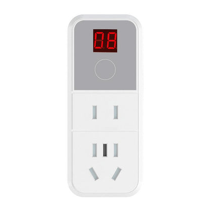 🛡️⚡Programmable Digital Timer Outlet， Save Energy & Automate Your Home！💡🔌 Ideal for Lights， Holiday Decor， Aquariums – Easy to Set， DST Ready.