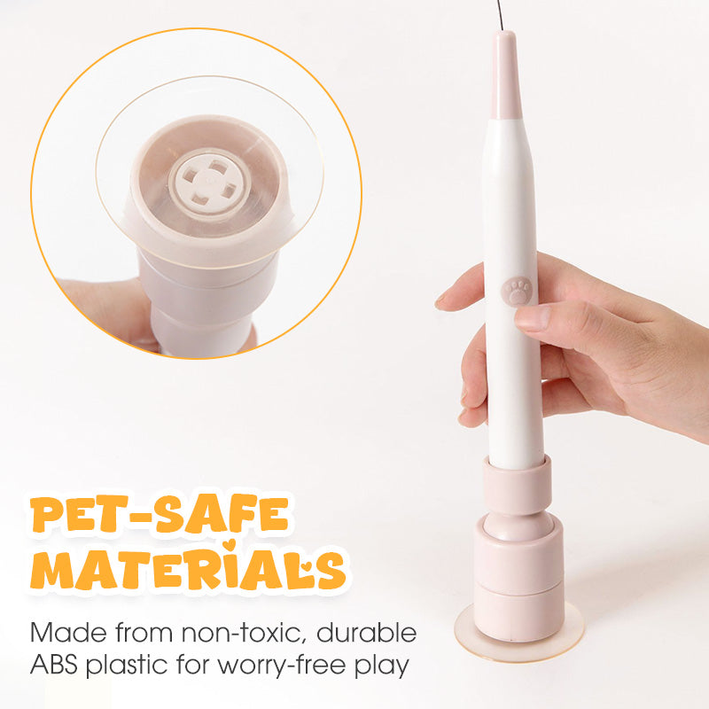Fun Interactive Suction Cup Cat Wand Toy😻